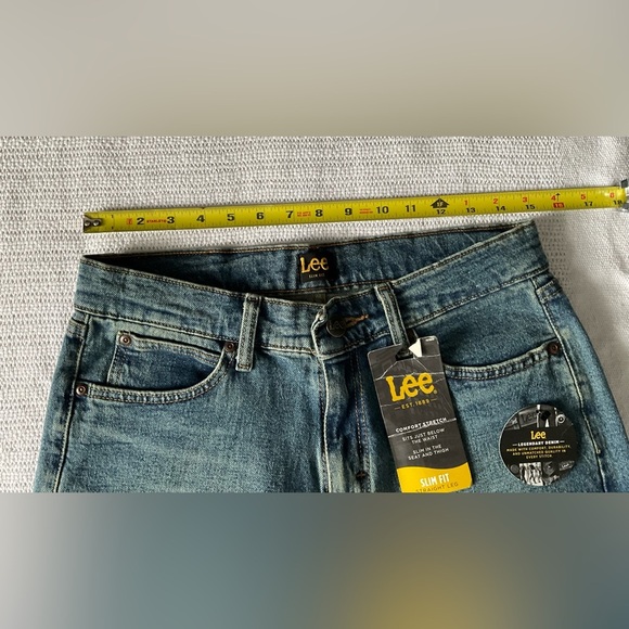 Lee Blue Slim Jeans with Subtle Fading - Picture 4 of 8